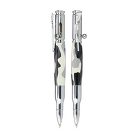 Pulpen Kayu Model Senapan Bolt Action Custom dengan Ukiran Logo, Isi Ulang, Hadiah Personal