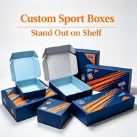 Boîtes d'expédition sportives personnalisées en carton ondulé avec impression de logo pour les ensembles de vêtements de fitness et les coffrets cadeaux