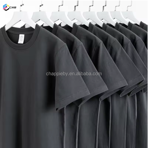 T-shirt personnalisé délavé à l'acide, coupe oversize, vintage, effet vieilli, imprimé pierre, noir uni, décontracté, tricoté, manches courtes, vente en gros, vierge, vintage - Product Image 5