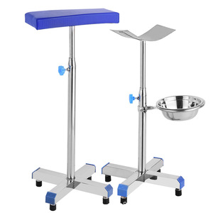 Support de jambe réglable en acier inoxydable Mu Zixing pour le changement de pansement médical, idéal pour les hôpitaux et cliniques - Product Image 1