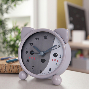 Sáng Tạo Kim Loại Mini Bàn Đồng Hồ Cho Trẻ Em Với Phim Hoạt Hình Dễ Thương Nhân Vật Im Lặng Cơ Chế Có Thể Điều Chỉnh Chức Năng Báo Động Cho Phòng Ngủ Sử Dụng - Product Image 2