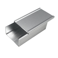 Boîtier de profilé en aluminium extrudé en alliage 6063 avec plaques d'extrémité pour boîtier de commande SMPS