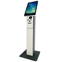 Kioks-pantalla táctil de 21,5 pulgadas para publicidad, pantalla táctil i3 Skylake, pago con NFC