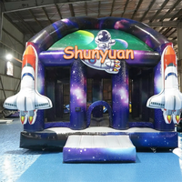 Château gonflable commercial pour enfants, structure de jeu gonflable en PVC, château sauteur gonflable avec souffleur, aire de jeux gonflable personnalisée