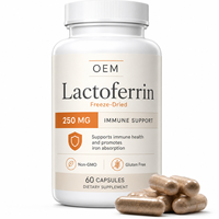 Capsules de lactoferrine en gros pour le soutien du système immunitaire et le bien-être quotidien – Produit de santé à marque privée