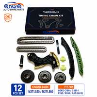 Nuevo Kit de Cadena de Distribución para Mercedes-Benz W204 W212 C180 E260 M271.820/M271.860 Motor 1.8T, Piezas de Reparación, Acero Aleado