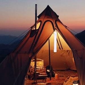 Linterna LED Solar para acampar, colgante con gancho, linterna de emergencia regulable, multifuncional, carga tipo C para equipos al aire libre - Product Image 6