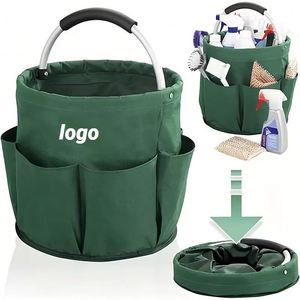 Promotion Custom Logo Portable Foldable Picnic Basket Outdoor Handheld Travel Storage Toiletry Bag Garden Storage - Product Image 1
