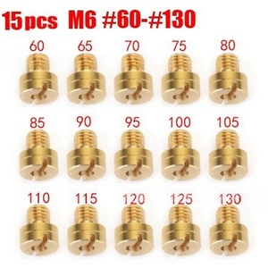 15PCS Dellorto Carburetor Main Jet PHBG VHBT Racing Main Jet M6 - Product Image 2