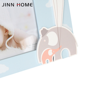 <span class=keywords><strong>Cadre</strong></span> photo bébé en bois avec ballon éléphant mignon, <span class=keywords><strong>cadre</strong></span> photo pour enfants pour la décoration de la <span class=keywords><strong>chambre</strong></span> d'enfant, cadeau de baby shower - Product Image 4