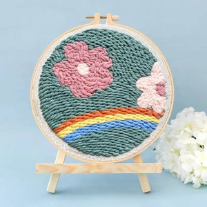 ชุดอุปกรณ์เย็บปักถักร้อยด้วยมือแบบ DIY ปรับแต่งได้ ลายสาวน้อยดวงดาว สำหรับผู้ใหญ่ งานฝีมือปักครอสติช งานเย็บปักถักร้อย ผ้าโพลีเอสเตอร์สำหรับผู้หญิง - Product Image 6