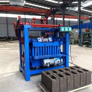 Giá thấp rỗng xi măng khối đúc đường rắn lát than bê tông gạch khuôn cát tro bay gạch Máy làm - Product Image 4