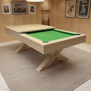 Table de billard, de ping-pong et de salle à manger multifonctionnelle 3-en-1 Wanyaju Original, simple et standard, 7, 8 ou 9 pieds, à prix abordable - Product Image 4