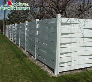 Showtech emlak mükemmel tasarım vinil yarı gizlilik çit güvenlik ve estetik itiraz sepeti örgü çit ekleyin - Product Image 5