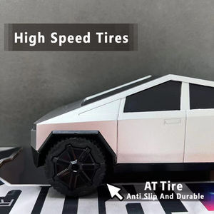 سيارة تحكم عن بعد للأطفال ببطارية مزدوجة على شكل شاحنة سايبر، مقياس 1:14، سرعة عالية، قناتان، لعبة سيارات انجراف مع شاحن، هدية عيد ميلاد - Product Image 3