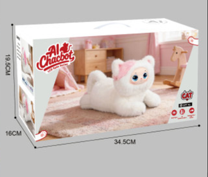 Nouveau produit : Jouet intelligent IA Deepseek, chat en peluche <span class=keywords><strong>Tamagotchi</strong></span> interactif vocal, qui fait la queue, communique et cligne des yeux, cadeau pour fille - Product Image 4