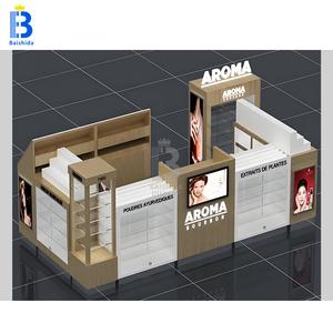 Tùy chỉnh thiết kế LED chiếu sáng trung tâm mua sắm đồ trang sức kiosk đứng đồng hồ di động hiển thị trang sức trường hợp và nước hoa kiosk - Product Image 2