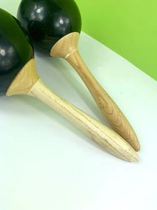 Maracas en plastique et bois, instrument de percussion, marteleau à sable, pour fête musicale, jeu, mariage - Vente chaude - Product Image 4