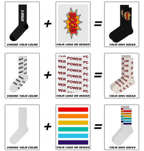 High Quality Men's Cotton Casual Sport <b>Socks</b> – Custom Logo Mid Calf <b>Socks</b> for Athletic & Daily Use - Product Image 4