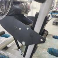 Mesin Press Vertikal Komersial Dengan Beban Pin Berkualitas Tinggi, Penutup Baja Karbon Ambilateral Berbentuk Persegi, Peralatan Kebugaran Gym