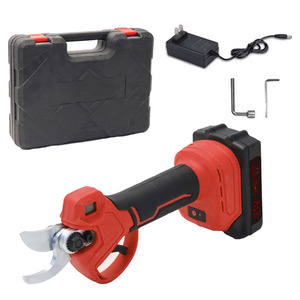21V Rechargeable Battery Powered <b>Pruners</b> Stainless Steel Blade 20-30 Mm For Garden <b>Tree</b> Branch Trimming - Product Image 2