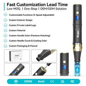 Stylo de beauté multi-cartouches A8S, <span class=keywords><strong>7</strong></span> tailles d'embouts, kit de soin complet du visage et du corps, baguette en aluminium pour une routine de beauté polyvalente - Product Image 1