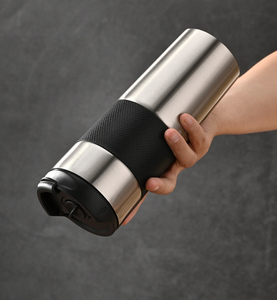 Termo de Viaje de 15 oz para Café o Té, de Acero Inoxidable, Doble Pared, Aislamiento al Vacío, Prensa Francesa, Taza de Viaje - Product Image 1