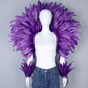 क्रिसमस पार्टी के लिए एंजेल विंग पंख कैप सफेद पंख पंख और शादी की थीम परी परी कॉसप्ले वयस्कों - Product Image 4