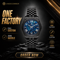 Montre-bracelet à quartz classique pour homme avec cadran arabe, logo personnalisé OEM ODM, en acier inoxydable, fourniture directe du fabricant