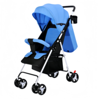 Poussette de voyage pliable portable pour bébé, poussette légère, poussette bébé 3 en 1