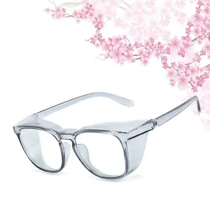 2024 custom pollen resistant TR90 anti blue light glasses goggles anti fog pollen glasses frame anti dust Safety Adult glasses