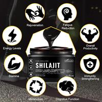 Resina de Shilajit del Himalaya Pura de Marca Privada Bioby OEM, 30 g, Más de 85 Minerales, Ácido Fúlvico, Suplemento para Energía y Apoyo Inmunológico