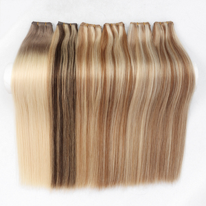 Extensions de <span class=keywords><strong>cheveux</strong></span> Honorhair One Donor Hair Genius Weft, <span class=keywords><strong>cheveux</strong></span> russes naturels 100% humains, cuticules alignées, lisses, clairs, pour balayage - Product Image 3