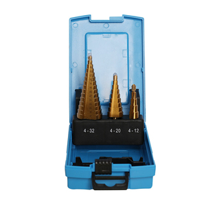 Juego de brocas escalonadas HSS FIXTEC de 3 piezas con vástago hexagonal métrico para metal FSDK-3 - Product Image 3