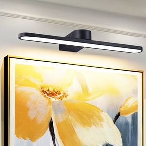 Applique murale LED moderne en fer 12W, CRI 95 élevé, étanche IP44 pour salle de bain et salon - Product Image 4