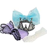 Ruban en organza blanc à bordure perlée, fleurs, emballage cadeau, ruban en mousseline, fil queue de poisson, ruban moiré bouclé pour cadeaux
