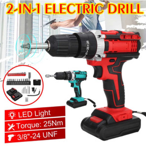 Taladro eléctrico <span class=keywords><strong>de</strong></span> mano barato, pistola <span class=keywords><strong>de</strong></span> mano pequeña para el hogar, herramienta <span class=keywords><strong>de</strong></span> batería <span class=keywords><strong>de</strong></span> litio, destornillador eléctrico recargable multifuncional - Product Image 2