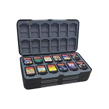 Custom Large Capacity for Nintendo Switch OLED Game Card Storage Pack SD Memory Card Protection Case-EVA Bags & Cases