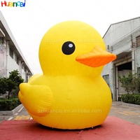 Canard gonflable géant gonflable de publicité extérieure mascotte gonflable mignonne prix d'usine pour la promotion d'événement