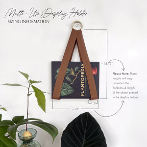 PU Leather Modern Handmade Promotional Hanging <b>File</b> Holder Storage <b>Organizer</b> Wall Hung Magazine Rack Multifunction Office Decor - Product Image 6