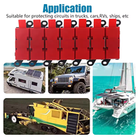 6 voies MIDI/AMI porte-fusible cuivre fusible bloc Midi boîte fusible Module Module de Distribution d'alimentation pour bateau marin voiture caravane