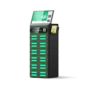 Stacking 24 Slots Sharing Power Bank Rental Station Smart Fast Portable Charger Mobile Phone Charging Vending Machine With Pos