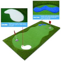Tapis d'entraînement de golf SXL populaire pour intérieur et extérieur, simulateur de green portable, gazon artificiel en mousse EVA, 1,5 m x 3 m, mini-golf