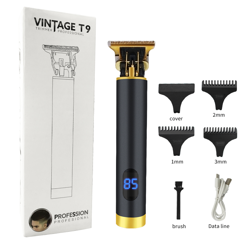 2021 Professional Electric Cordless Lcd Display Salon Hair Clippers Hair Trimmer For Men Carving Barbers Hair Cut Machine