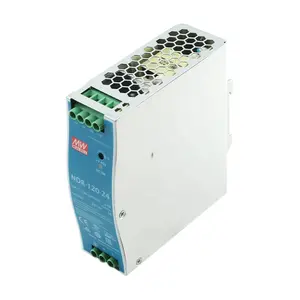 Mean Well NDR-120-12 Industrial DIN Rail DC Power Supply 120W 10A 220V AC 12V 12 ~ 14V 101 - 200W 14 ~ 17V 47~63hz CN;GUA Single