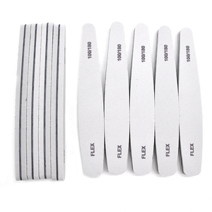 100/180 Grit Grey Sanding <span class=keywords><strong>Buffer</strong></span> Block Limas de <span class=keywords><strong>uñas</strong></span> y tampones de pedicura Herramientas de manicura Suministros de <span class=keywords><strong>uñas</strong></span> acrílicas - Product Image 2