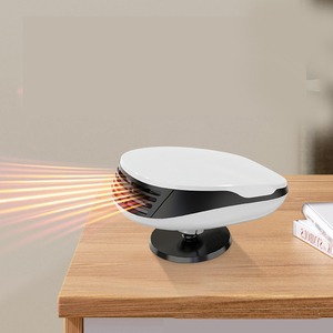 2-<span class=keywords><strong>in</strong></span>-1 xách tay có thể sạc lại xe fan hâm mộ 360 độ xoay 12V 12 độ xe defroster nóng làm mát 12V xe di động vui vẻ nóng" - Product Image 4