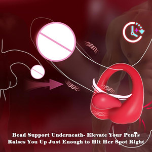 <span class=keywords><strong>Anneau</strong></span> vibrant pour pénis, réglable à 360°, contrôle par application, silicone, pour couples, plaisir masculin, adulte - Product Image 3