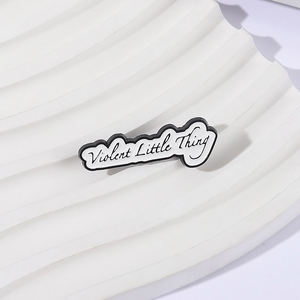 暴力小东西珐琅别针哥特式恐怖小说胸针翻领徽章恐怖动物饰品批发礼物给恋人朋友 - Product Image 2