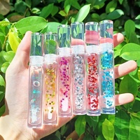 Gloss à lèvres transparent brillant pour enfants, huile à lèvres vegan personnalisée en gros, gloss à lèvres volumateur mignon